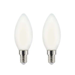 Ampoule LED Filament XXCELL Flamme Dépolie - E14 équivalent 40W X2