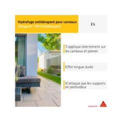 Anti-dérapant SIKA Sikagard-199 - 2L -espace-bricolage anti derapant sika sikagard 199 2l 2