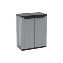 Armoire 2 Portes EDM JLINE68 - Avec étagère - 68x85x37,5cm - 75022