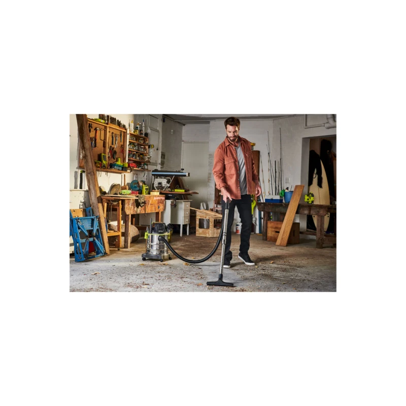 Aspirateur Eau Et Poussière RYOBI 18V One Plus - Sans Batterie Ni Chargeur R18WDV-0 4 Aspirateur Eau Et Poussière RYOBI 18V One Plus - Sans Batterie Ni Chargeur R18WDV-0 – Image 2