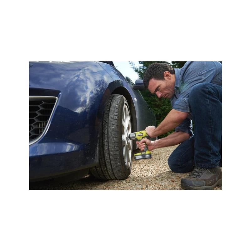 Boulonneuse à Chocs RYOBI 18V One+ - Batterie LithiumPlus 2.0Ah - Chargeur R18IW3-120S 5 Boulonneuse à Chocs RYOBI 18V One+ - Batterie LithiumPlus 2.0Ah - Chargeur R18IW3-120S – Image 3