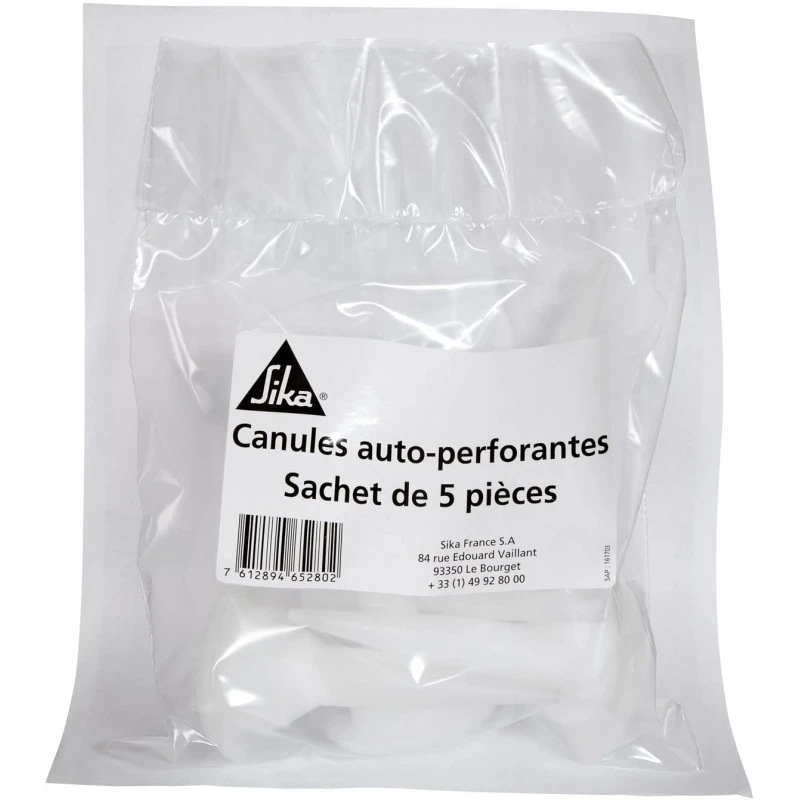 Canules Auto-perforantes SIKA - Sachets De 5 Pièces 4 Canules Auto-perforantes SIKA - Sachets De 5 Pièces – Image 2