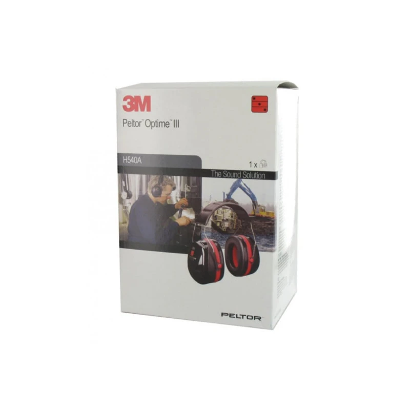 Casque 3M Antibruit Noir OPTIME 3 PELTOR - H540A 6 Casque 3M Antibruit Noir OPTIME 3 PELTOR - H540A – Image 4