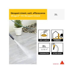 Décapant Ciment SIKA Sikagard-145 - 2L -espace-bricolage decapant ciment sika sikagard 145 2l 3