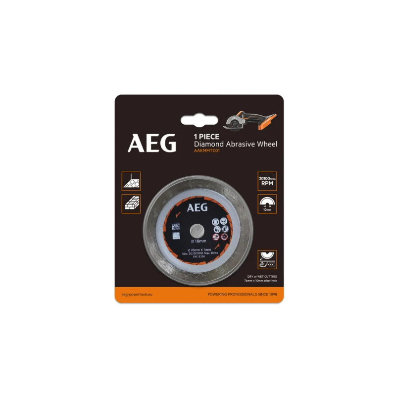 AEG Disque Abrasif Diamanté - 76mm - AAKMMTC01 4 AEG Disque Abrasif Diamanté - 76mm - AAKMMTC01 – Image 2