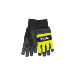 Gants Anti-coupures RYOBI - RAC258S - Pour Tronçonneuses - Taille S