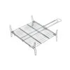 Grille Double Pour Barbecue - Zinc - 50x50 Cm