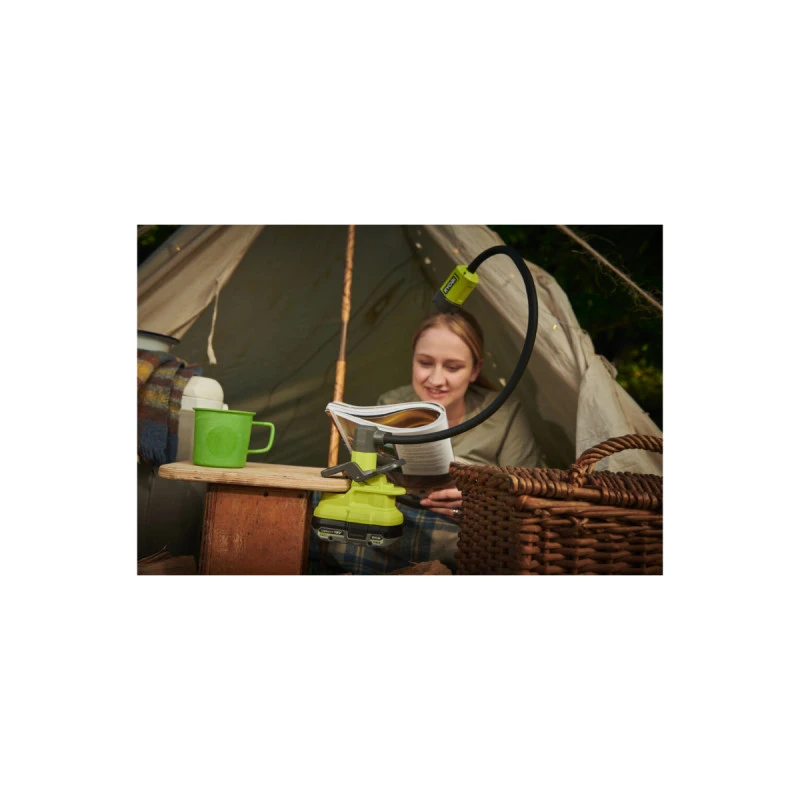 Lampe Sur Pince RYOBI RLCF18-0 - 18V One+ - 400 Lumens - Sans Batterie Ni Chargeur 4 Lampe Sur Pince RYOBI RLCF18-0 - 18V One+ - 400 Lumens - Sans Batterie Ni Chargeur – Image 2