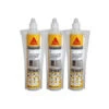 Lot De 3 Résines De Scellement Chimique SIKA Sika AnchorFix 2 Plus - Gris - 300 Ml