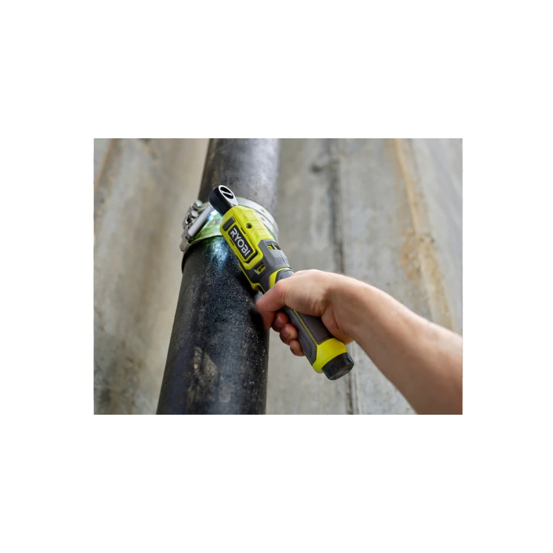 Pack RYOBI 4V Clé à Cliquet RR14W4-0 - 1/4" - 1 Batterie 3,0Ah - Câble USB 6 Pack RYOBI 4V Clé à Cliquet RR14W4-0 - 1/4" - 1 Batterie 3,0Ah - Câble USB – Image 4