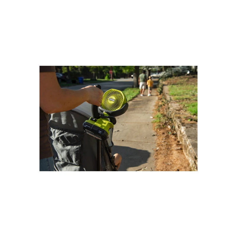 Pack RYOBI Ventilateur à Pince 18V One+ RCF18-0 - 1 Batterie 2.0Ah - 1 Chargeur Rapide 6 Pack RYOBI Ventilateur à Pince 18V One+ RCF18-0 - 1 Batterie 2.0Ah - 1 Chargeur Rapide – Image 4