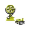 Pack RYOBI Ventilateur à Pince 18V One+ RCF18-0 - 1 Batterie 4.0Ah - 1 Chargeur Rapide RC18120-140 -espace-bricolage pack ryobi ventilateur a pince 18v oneplus rcf18 0 1 batterie 40ah 1 chargeur rapide rc18120 140