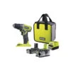 Perceuse-visseuse RYOBI 18V One+ - 2 Batteries 4.0Ah Et 2.0Ah - 1 Chargeur - R18DD2-242S