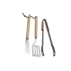 Set 3 Ustensiles Pour Barbecue - Inox