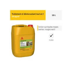 Traitement Curatif Et Désincrustant SIKA Sikagard-127 Stop Tout En 1 - 20L -espace-bricolage traitement curatif et desincrustant sika sikagard 127 stop tout en 1 20l 1